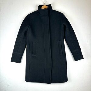 J‎ Crew Stadium Cloth Nello Gori Wool Blend Coat Classic Office
